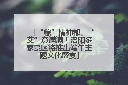 “粽”情神都、“艾”意满满！洛阳多家景区将推出端午主题文化盛宴