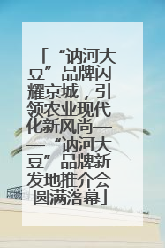 “讷河大豆”品牌闪耀京城，引领农业现代化新风尚——“讷河大豆”品牌新发地推介会圆满落幕