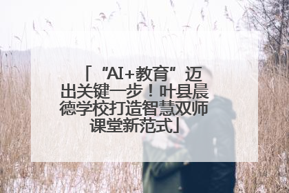 “AI+教育”迈出关键一步！叶县晨德学校打造智慧双师课堂新范式