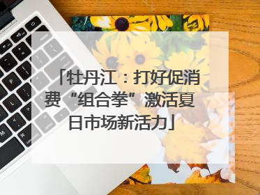 牡丹江：打好促消费“组合拳”激活夏日市场新活力