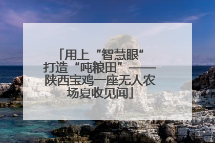 用上“智慧眼” 打造“吨粮田”——陕西宝鸡一座无人农场夏收见闻