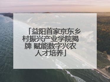 益阳首家京东乡村振兴产业学院揭牌 赋能数字兴农人才培养