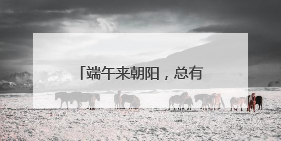 端午来朝阳，总有你的“心动款”！
