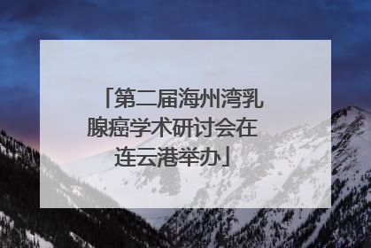 第二届海州湾乳腺癌学术研讨会在连云港举办