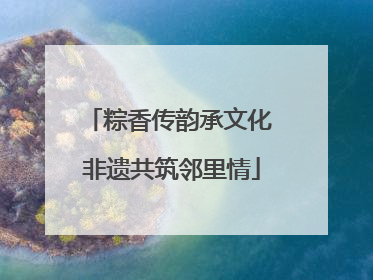 粽香传韵承文化 非遗共筑邻里情