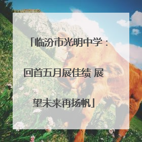 临汾市光明中学：回首五月展佳绩 展望未来再扬帆