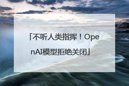 不听人类指挥！OpenAI模型拒绝关闭