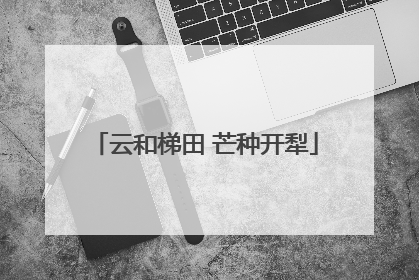 云和梯田 芒种开犁