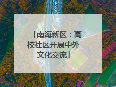 南海新区：高校社区开展中外文化交流