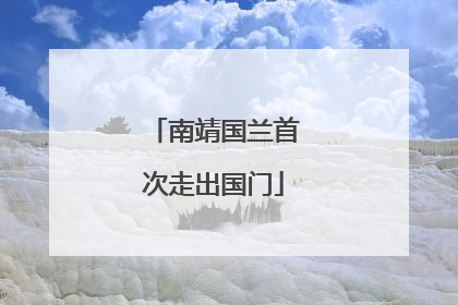 南靖国兰首次走出国门