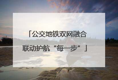 公交地铁双网融合 联动护航“每一步”