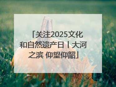 关注2025文化和自然遗产日丨大河之滨 仰望仰韶