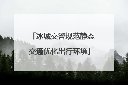 冰城交警规范静态交通优化出行环境