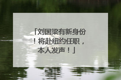 刘国梁有新身份！将赴纽约任职，本人发声！