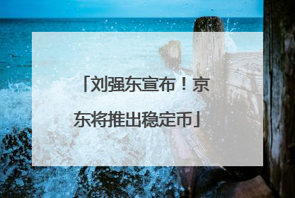 刘强东宣布！京东将推出稳定币