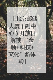 北京邮储大厦（副中心）开放日解锁 “金融+科技+文化”新体验