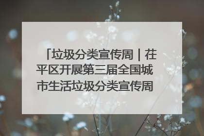 垃圾分类宣传周｜茌平区开展第三届全国城市生活垃圾分类宣传周系列活动之垃圾分类基层专题培训活动