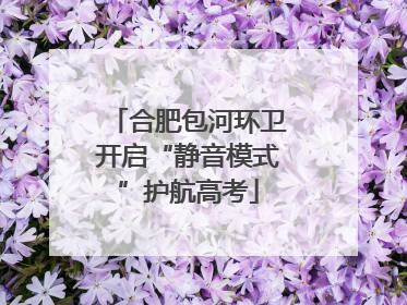 合肥包河环卫开启“静音模式”护航高考