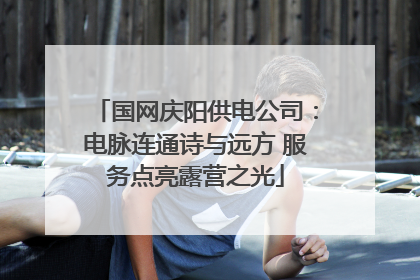 国网庆阳供电公司：电脉连通诗与远方 服务点亮露营之光