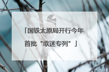 国铁太原局开行今年首批“歌迷专列”