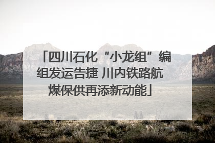 四川石化“小龙组”编组发运告捷 川内铁路航煤保供再添新动能