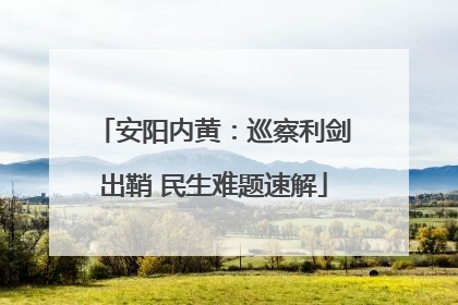 安阳内黄：巡察利剑出鞘 民生难题速解