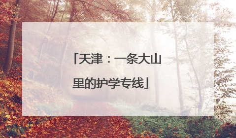 天津：一条大山里的护学专线