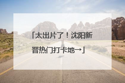 太出片了！沈阳新晋热门打卡地→