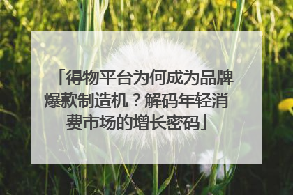 得物平台为何成为品牌爆款制造机？解码年轻消费市场的增长密码