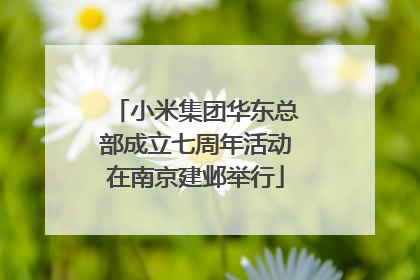 小米集团华东总部成立七周年活动在南京建邺举行