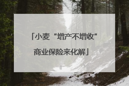 小麦“增产不增收” 商业保险来化解
