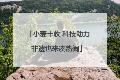 小麦丰收 科技助力 非遗也来凑热闹