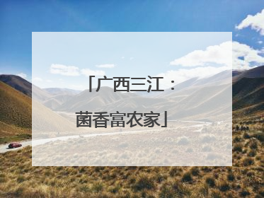 广西三江：菌香富农家