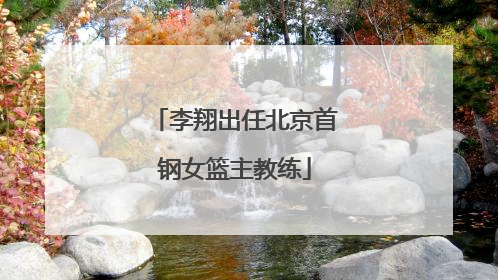 李翔出任北京首钢女篮主教练