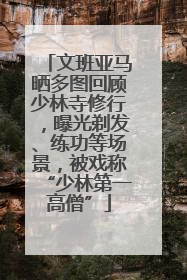 文班亚马晒多图回顾少林寺修行，曝光剃发、练功等场景，被戏称“少林第一高僧”