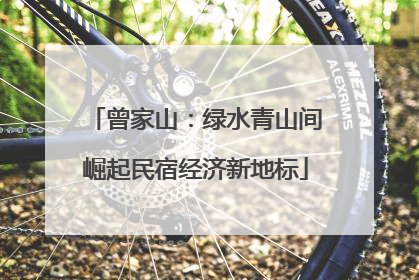 曾家山：绿水青山间崛起民宿经济新地标