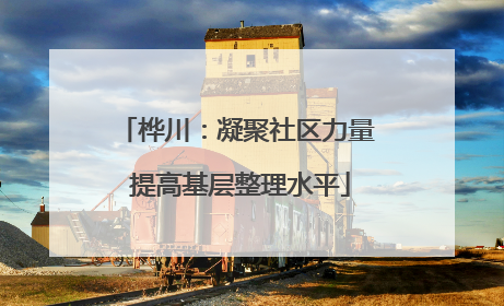 桦川：凝聚社区力量 提高基层整理水平