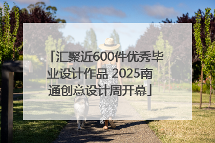 汇聚近600件优秀毕业设计作品 2025南通创意设计周开幕