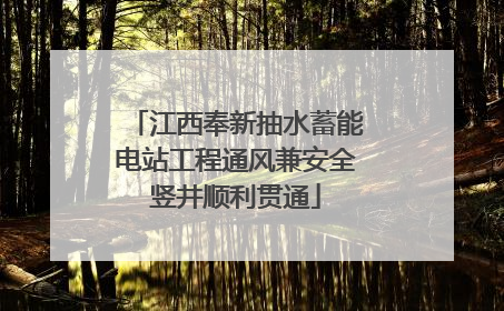 江西奉新抽水蓄能电站工程通风兼安全竖井顺利贯通