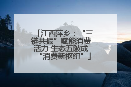江西萍乡：“三链共振”赋能消费活力 生态五陂成“消费新枢纽”