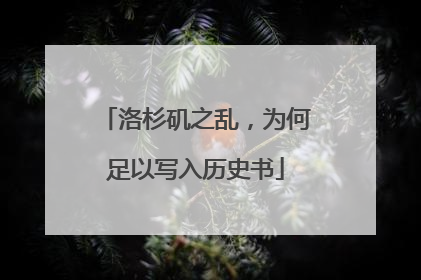 洛杉矶之乱，为何足以写入历史书