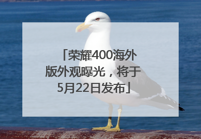荣耀400海外版外观曝光，将于5月22日发布