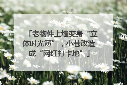 老物件上墙变身“立体时光簿”，小巷改造成“网红打卡地”