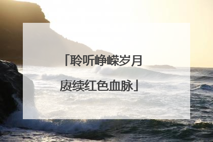 聆听峥嵘岁月 赓续红色血脉