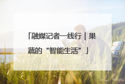 融媒记者一线行｜果蔬的“智能生活”