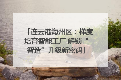 连云港海州区：梯度培育智能工厂 解锁“智造”升级新密码