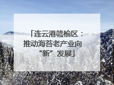 连云港赣榆区：推动海苔老产业向“新”发展