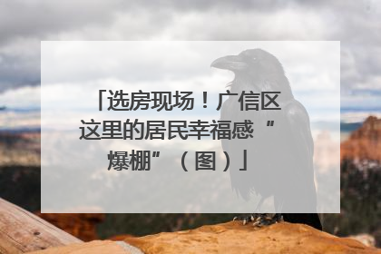 选房现场！广信区这里的居民幸福感“爆棚”（图）