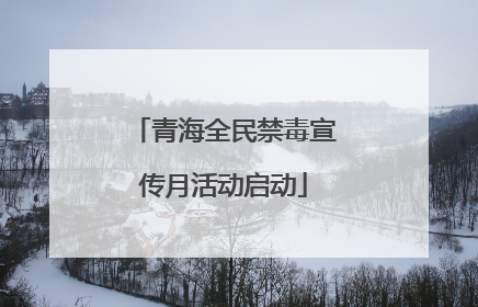 青海全民禁毒宣传月活动启动