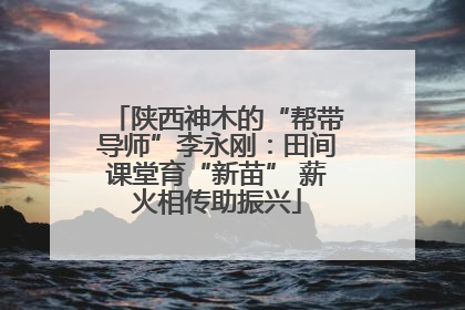 陕西神木的“帮带导师”李永刚：田间课堂育“新苗” 薪火相传助振兴